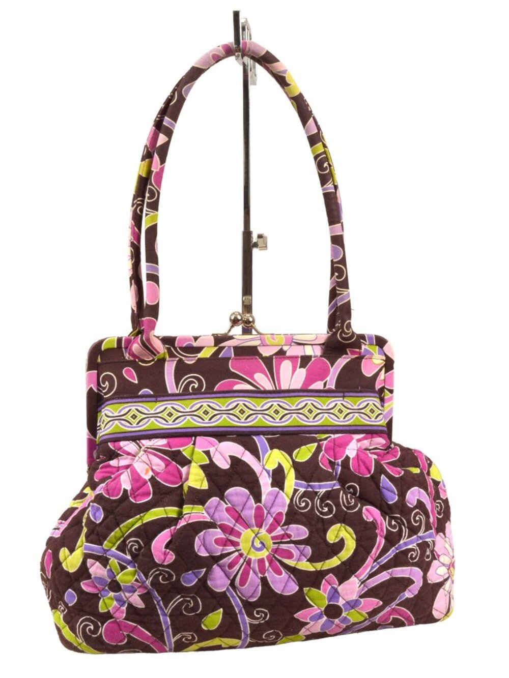 Vera Bradley Alice 'Purple Punch' Shoulder Bag Purse